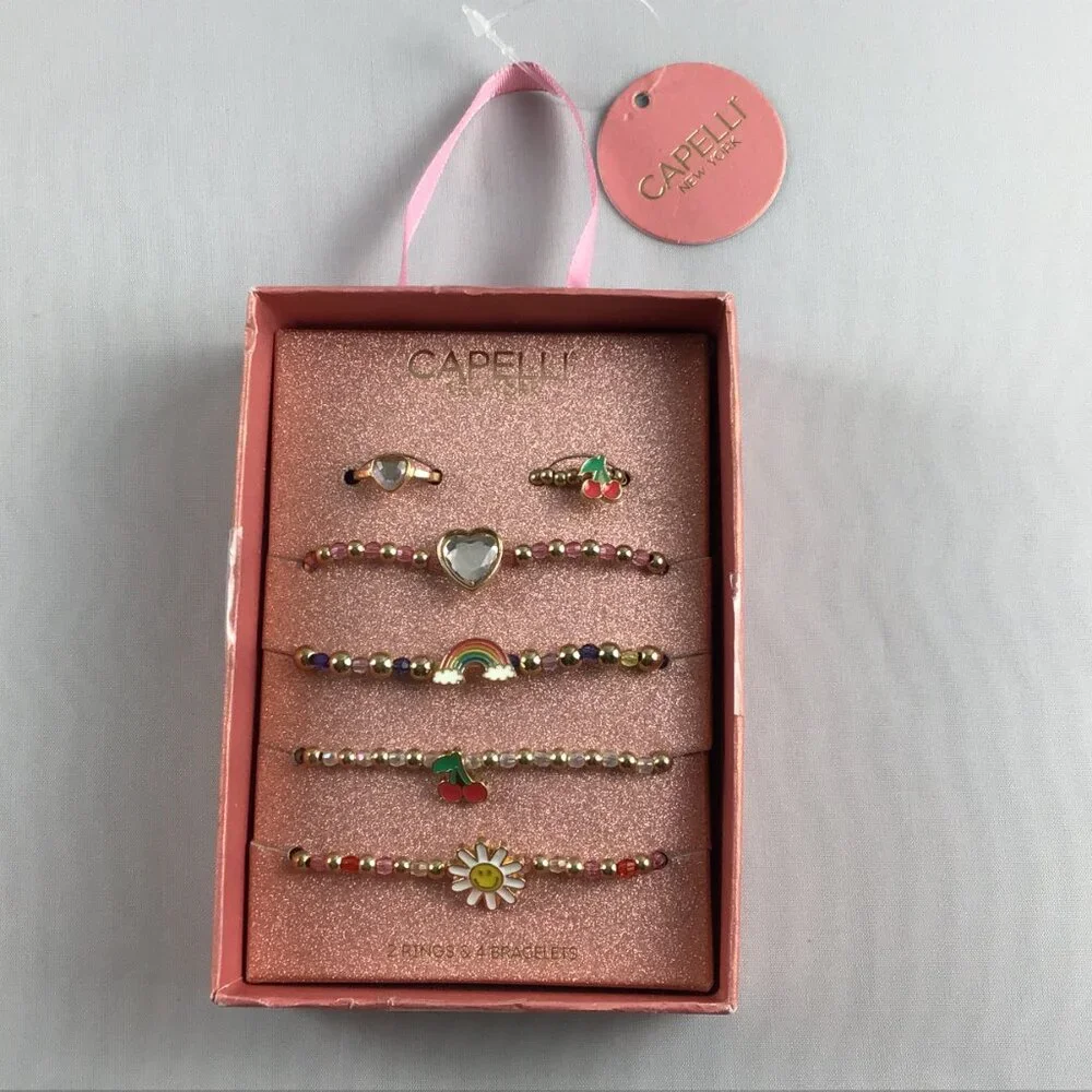 BUNDLE PACK, CAPELLI NEW YORK & BALLET Necklace, Bracelets and Rings